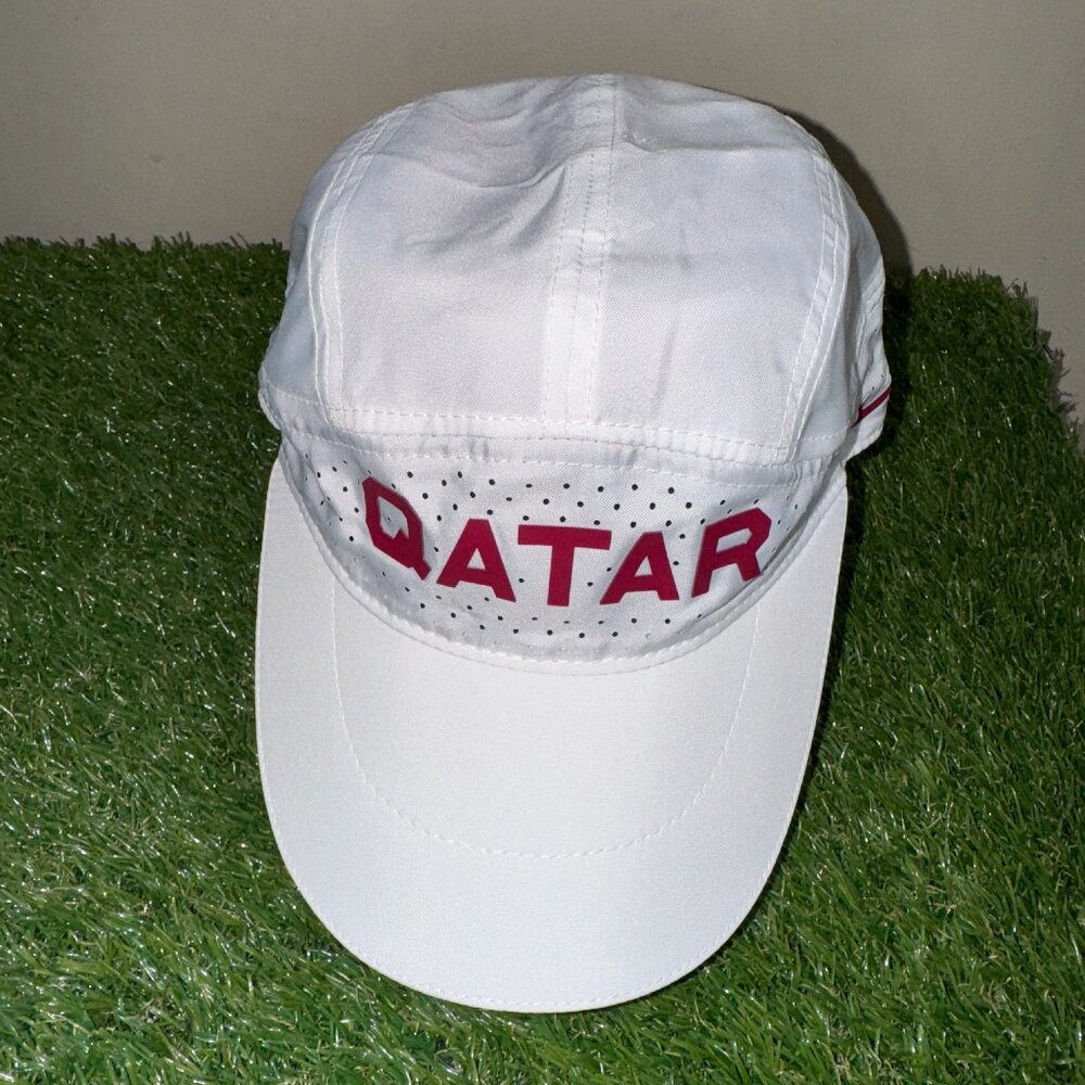 Nike Pro Elite Team Qatar AeroBill Tailwind Running Hat Unisex Adjustable NEW